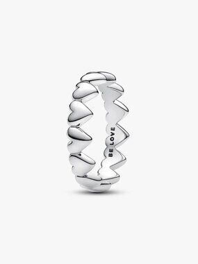 Pandora Row of Hearts Ring